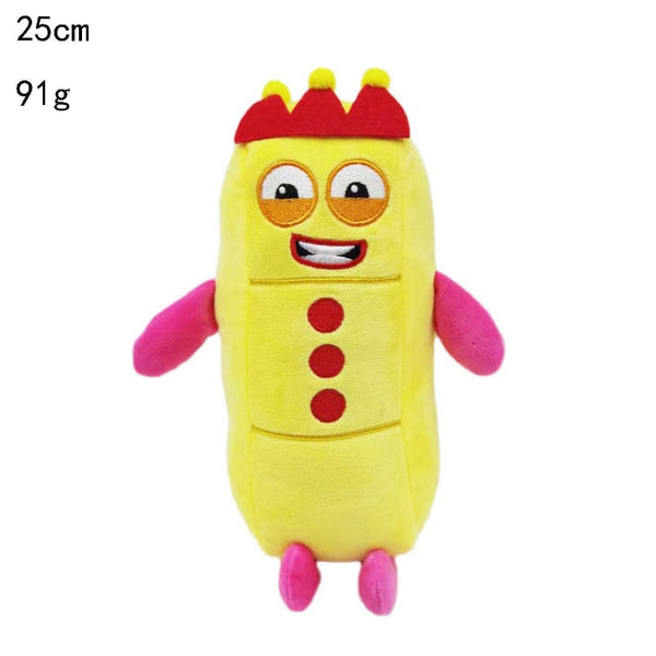 Planet Gates 14-30cm Cartoon number Plush Doll Toy Educational Stuffed Movie TV number Toys Kids Gift early childhood education doll