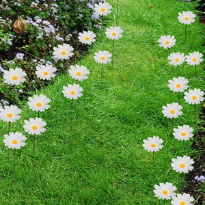 Planet Gates 14*38*2cm 10pcs, Spring Outdoor Floor Inserts, Outdoor Garden Decorations, Landscape Yard Villa Simulation Sunflower Flower Lawn Stake Inserts, Yard Decor, Garden Decor