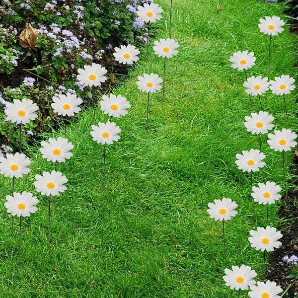 Planet Gates 14*38*2cm 10pcs, Spring Outdoor Floor Inserts, Outdoor Garden Decorations, Landscape Yard Villa Simulation Sunflower Flower Lawn Stake Inserts, Yard Decor, Garden Decor
