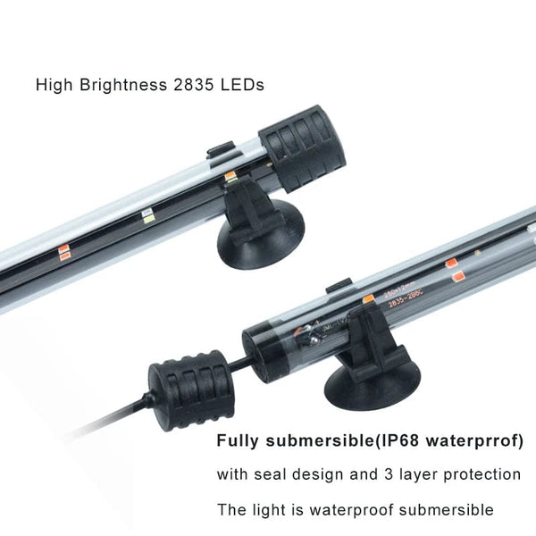 Planet Gates 14-58CM Aquarium Light Fish Tank Submersible Light Lamp Waterproof Underwater LED Lights Aquarium Lighting