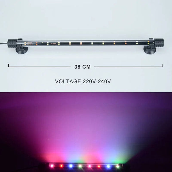 Planet Gates 14-58CM Aquarium Light Fish Tank Submersible Light Lamp Waterproof Underwater LED Lights Aquarium Lighting