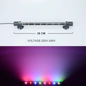 Planet Gates 14-58CM Aquarium Light Fish Tank Submersible Light Lamp Waterproof Underwater LED Lights Aquarium Lighting