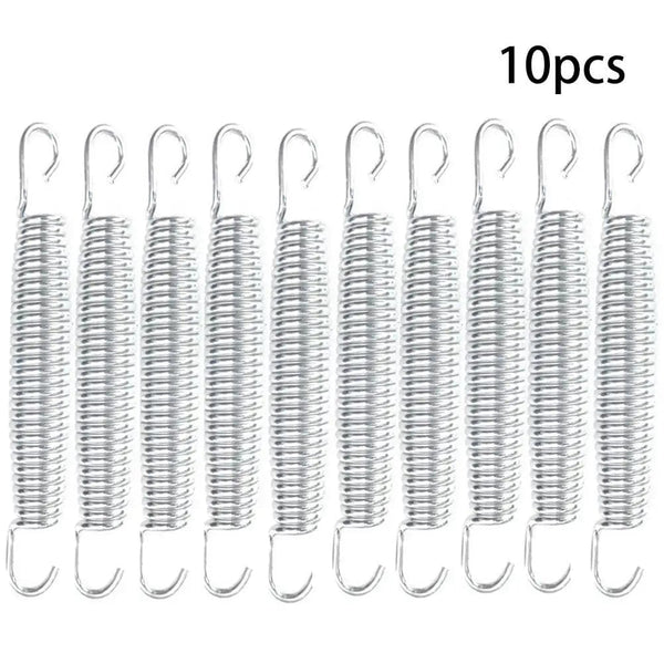 Planet Gates 14.7cm / CHINA 10Pcs Trampoline Springs Heavy Duty Galvanized Steel Springs Replacement Kit Pull Spring Hook Waist Drum Bow Accessories