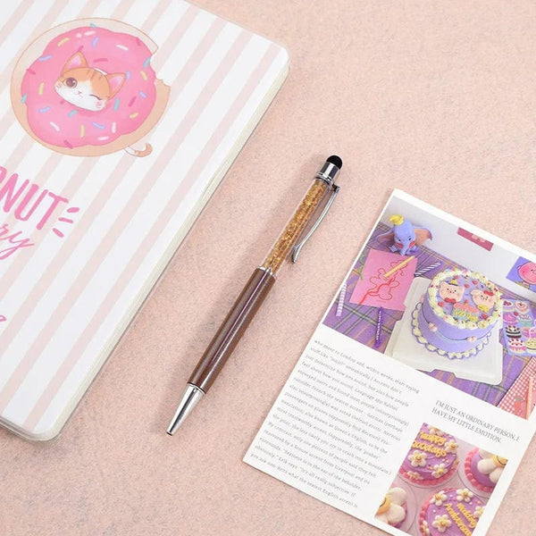 Planet Gates 14 / black Multicolor Metal Crystal Ballpoint Pen Custom Logo Pen Wedding Souvenir Advertising Gift School Teacher Office Stationery Pens