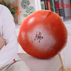 Planet Gates 14 Creative Simulational Plush Bread Burger Shape Pillow Funny Food Nap Pillow And Cushion Kids Toy Birthday Gift 50cm/55cm