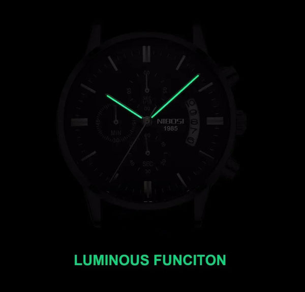 Planet Gates 14 NIBOSI Mens Watches Luxury Top Brand Relogio Masculino Famous Men's Fashion Casual Dress Watch Military Quartz Wristwatches Saat