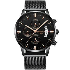 Planet Gates 14 NIBOSI Mens Watches Luxury Top Brand Relogio Masculino Famous Men's Fashion Casual Dress Watch Military Quartz Wristwatches Saat