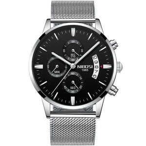 Planet Gates 14 NIBOSI Mens Watches Luxury Top Brand Relogio Masculino Famous Men's Fashion Casual Dress Watch Military Quartz Wristwatches Saat