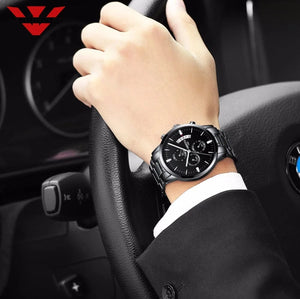 Planet Gates 14 NIBOSI Mens Watches Luxury Top Brand Relogio Masculino Famous Men's Fashion Casual Dress Watch Military Quartz Wristwatches Saat