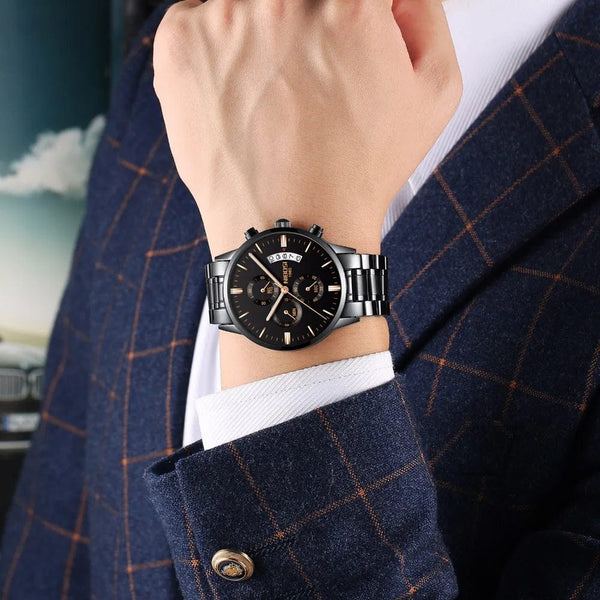 Planet Gates 14 NIBOSI Mens Watches Luxury Top Brand Relogio Masculino Famous Men's Fashion Casual Dress Watch Military Quartz Wristwatches Saat