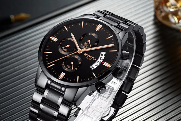 Planet Gates 14 NIBOSI Mens Watches Luxury Top Brand Relogio Masculino Famous Men's Fashion Casual Dress Watch Military Quartz Wristwatches Saat