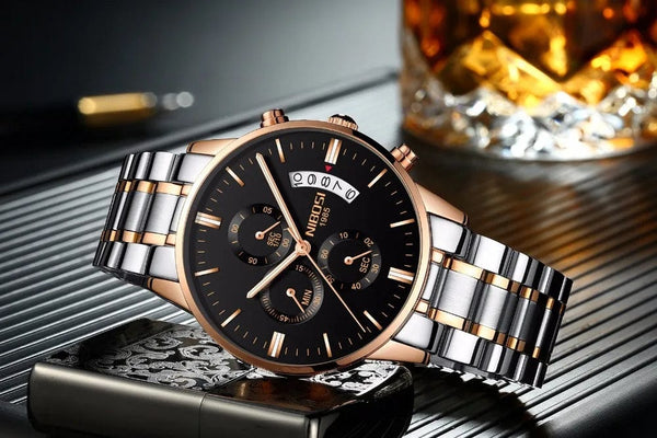 Planet Gates 14 NIBOSI Mens Watches Luxury Top Brand Relogio Masculino Famous Men's Fashion Casual Dress Watch Military Quartz Wristwatches Saat
