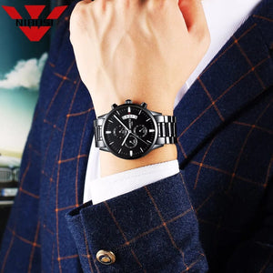 Planet Gates 14 NIBOSI Mens Watches Luxury Top Brand Relogio Masculino Famous Men's Fashion Casual Dress Watch Military Quartz Wristwatches Saat