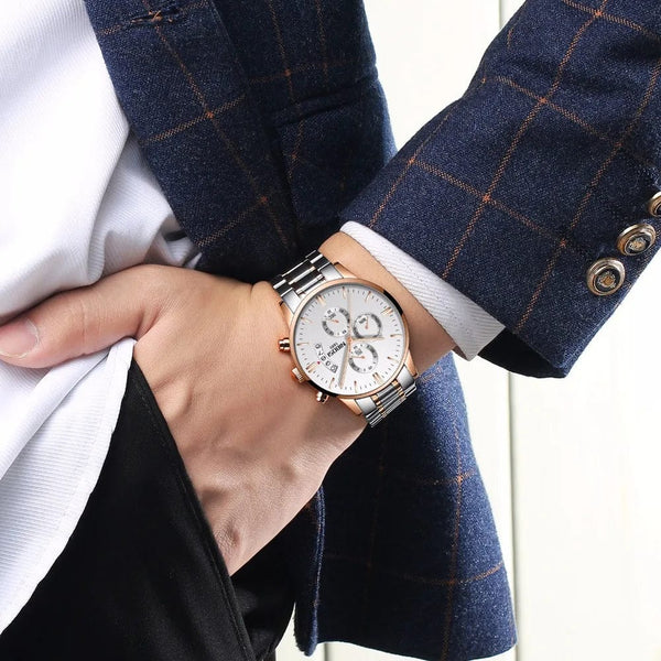 Planet Gates 14 NIBOSI Mens Watches Luxury Top Brand Relogio Masculino Famous Men's Fashion Casual Dress Watch Military Quartz Wristwatches Saat