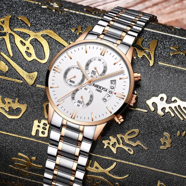Planet Gates 14 NIBOSI Mens Watches Luxury Top Brand Relogio Masculino Famous Men's Fashion Casual Dress Watch Military Quartz Wristwatches Saat