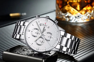 Planet Gates 14 NIBOSI Mens Watches Luxury Top Brand Relogio Masculino Famous Men's Fashion Casual Dress Watch Military Quartz Wristwatches Saat