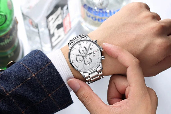 Planet Gates 14 NIBOSI Mens Watches Luxury Top Brand Relogio Masculino Famous Men's Fashion Casual Dress Watch Military Quartz Wristwatches Saat