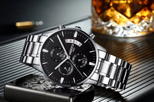 Planet Gates 14 NIBOSI Mens Watches Luxury Top Brand Relogio Masculino Famous Men's Fashion Casual Dress Watch Military Quartz Wristwatches Saat