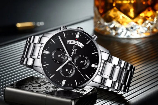 Planet Gates 14 NIBOSI Mens Watches Luxury Top Brand Relogio Masculino Famous Men's Fashion Casual Dress Watch Military Quartz Wristwatches Saat