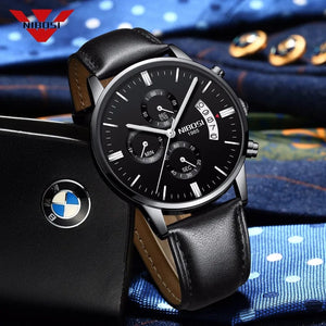Planet Gates 14 NIBOSI Mens Watches Luxury Top Brand Relogio Masculino Famous Men's Fashion Casual Dress Watch Military Quartz Wristwatches Saat