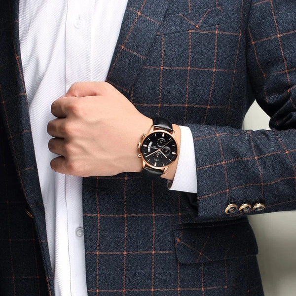 Planet Gates 14 NIBOSI Mens Watches Luxury Top Brand Relogio Masculino Famous Men's Fashion Casual Dress Watch Military Quartz Wristwatches Saat