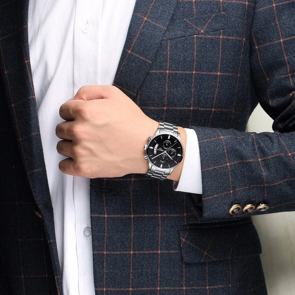 Planet Gates 14 NIBOSI Mens Watches Luxury Top Brand Relogio Masculino Famous Men's Fashion Casual Dress Watch Military Quartz Wristwatches Saat