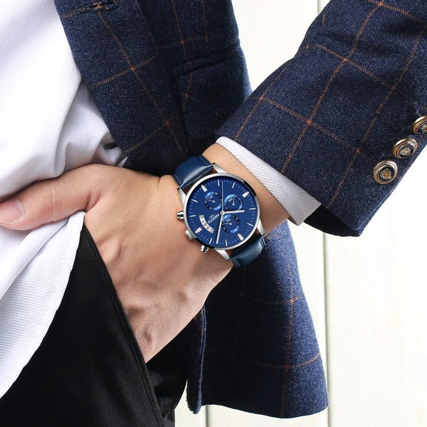 Planet Gates 14 NIBOSI Mens Watches Luxury Top Brand Relogio Masculino Famous Men's Fashion Casual Dress Watch Military Quartz Wristwatches Saat