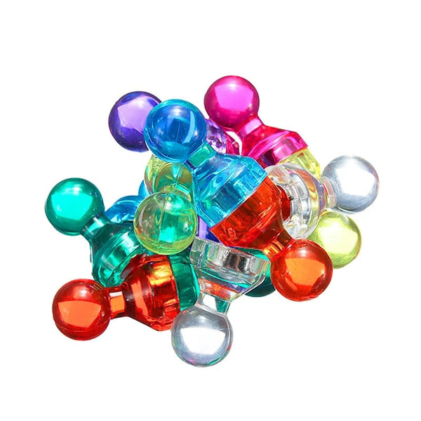 Planet Gates 14 Pcs/Set Strong Neodymium Noticeboard Skittle Men Pin Magnets Fridge DIY Whiteboard Uses in Office Advertising Education