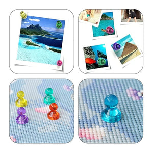 Planet Gates 14 Pcs/Set Strong Neodymium Noticeboard Skittle Men Pin Magnets Fridge DIY Whiteboard Uses in Office Advertising Education