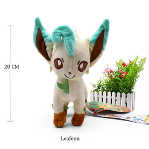 Planet Gates 14 Style Standing Eevee Plush Toy Pokemon Shiny Umbreon Vaporeon Jolteon Flareon Espeon Leafeon Stuffed Doll Peluche Gift