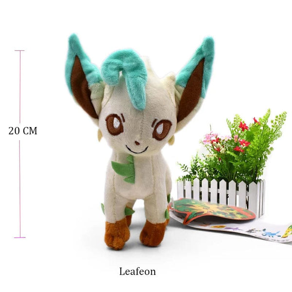 Planet Gates 14 Style Standing Eevee Plush Toy Pokemon Shiny Umbreon Vaporeon Jolteon Flareon Espeon Leafeon Stuffed Doll Peluche Gift