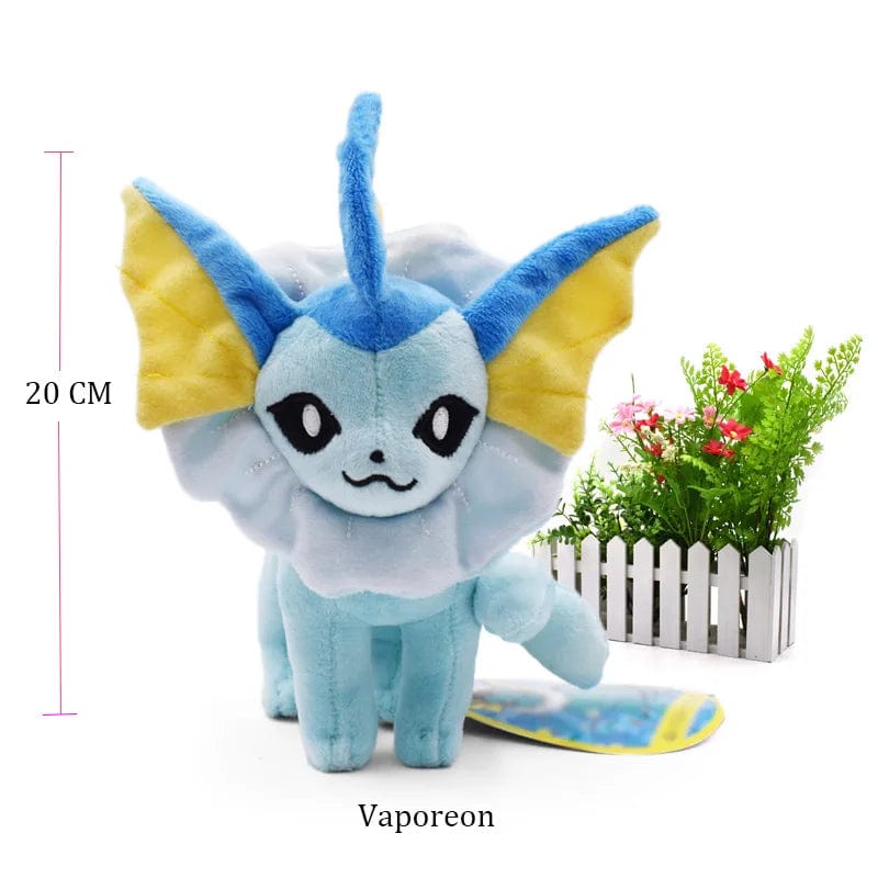 Planet Gates 14 Style Standing Eevee Plush Toy Pokemon Shiny Umbreon Vaporeon Jolteon Flareon Espeon Leafeon Stuffed Doll Peluche Gift