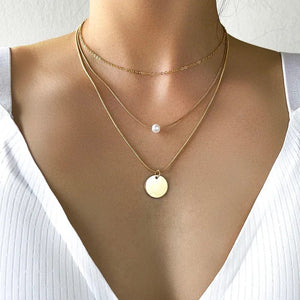 Planet Gates 14 YWZIXLN 2021 Trend Elegant Jewelry Wedding Big Pearl Necklace For Women Fashion White Imitation Pearl Choker Necklace N0179