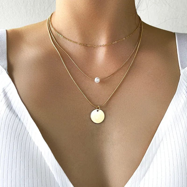 Planet Gates 14 YWZIXLN 2021 Trend Elegant Jewelry Wedding Big Pearl Necklace For Women Fashion White Imitation Pearl Choker Necklace N0179