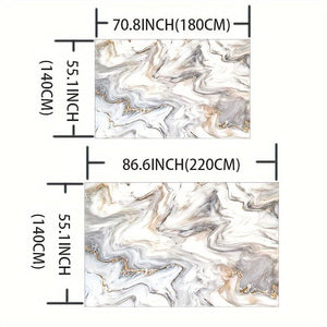 Planet Gates 140*220 / 1pc 1pc tablecloth, waterproof and oil-proof rectangular table coffee table cloth, table cover, machine made, wedding table decoration, home decoration, for picnic, camping, wedding, birthday party