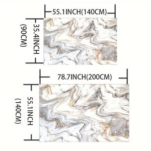 Planet Gates 140*90 / 1pc 1pc tablecloth, waterproof and oil-proof rectangular table coffee table cloth, table cover, machine made, wedding table decoration, home decoration, for picnic, camping, wedding, birthday party