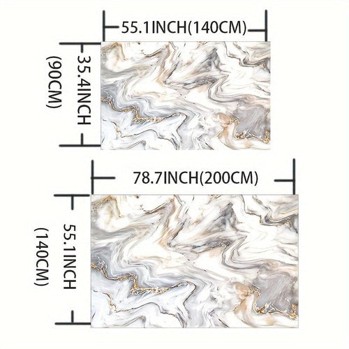 Planet Gates 140*90 / 1pc 1pc tablecloth, waterproof and oil-proof rectangular table coffee table cloth, table cover, machine made, wedding table decoration, home decoration, for picnic, camping, wedding, birthday party