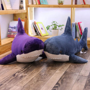 Planet Gates 140CM Big Soft Simulation Cute Shark Plush Toys Kawaii Stuffed Kids Children Boys Girls Lovely Animal Pillow for Birthday Gifts