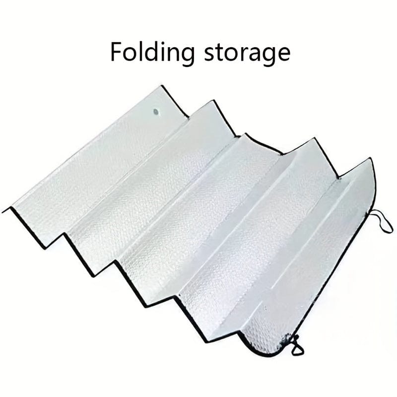 Planet Gates 140cm×70cm Car Sunshade Summer Car Window Sunscreen Heat Insulation Artifact Car Front Windshield Sun Gear Shade Pad Aluminum Foil Sunshade Sun Curtain