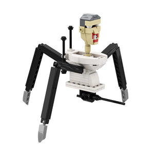 Planet Gates 143 PCS / CHINA Gobricks MOC Skibidi Toilet Man Monitor Building Blocks Speakerman The Audio and Camera Man ski video eyelet camera man Toys