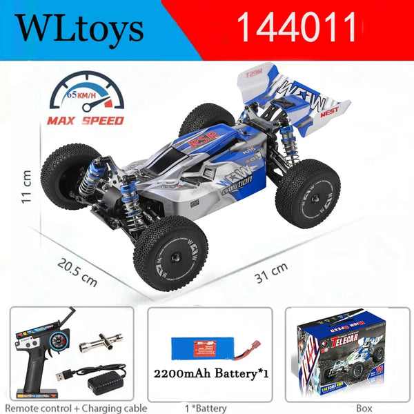 Planet Gates 144011 1B BOX / CHINA WLtoys 144011-V8（144001 Upgraded) 2.4G RC Car 65KM/H 550 Motor 4WD High Speed Off-Road Drift RC Toys For Kids And Adults Gift