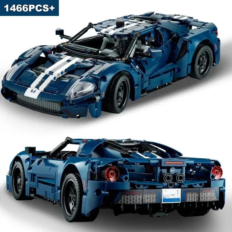 Planet Gates 1466PCs New Technical Forded GT Speed Sports Car Building Blocks MOC 42154 Set Model Racing Vehicle Assemble Toys Bricks for Kids Gifts