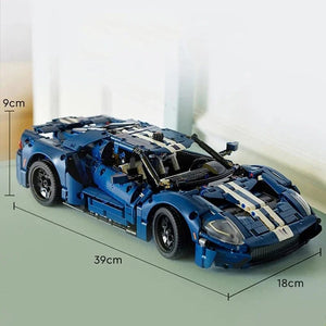 Planet Gates 1466PCs New Technical Forded GT Speed Sports Car Building Blocks MOC 42154 Set Model Racing Vehicle Assemble Toys Bricks for Kids Gifts