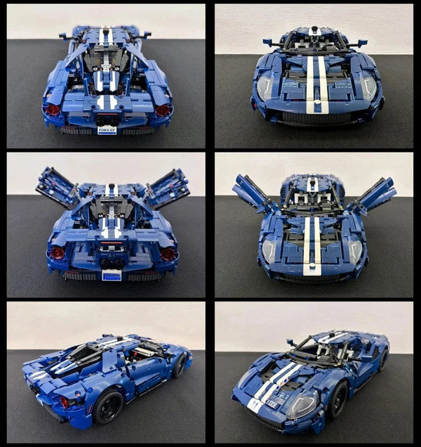 Planet Gates 1466PCs New Technical Forded GT Speed Sports Car Building Blocks MOC 42154 Set Model Racing Vehicle Assemble Toys Bricks for Kids Gifts