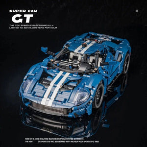 Planet Gates 1466PCs New Technical Forded GT Speed Sports Car Building Blocks MOC 42154 Set Model Racing Vehicle Assemble Toys Bricks for Kids Gifts