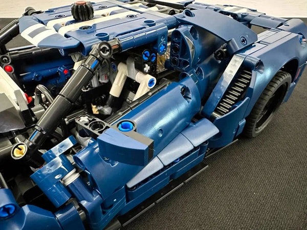 Planet Gates 1466PCs New Technical Forded GT Speed Sports Car Building Blocks MOC 42154 Set Model Racing Vehicle Assemble Toys Bricks for Kids Gifts