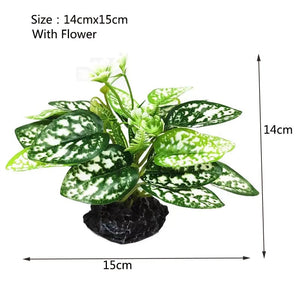 Planet Gates 14cmx12cm 05 / as picture Artificial Underwater Grass Aquarium Fish Tank Simulation Decoration Aquarium Backgrounds Plants Water Grass Accessories Home