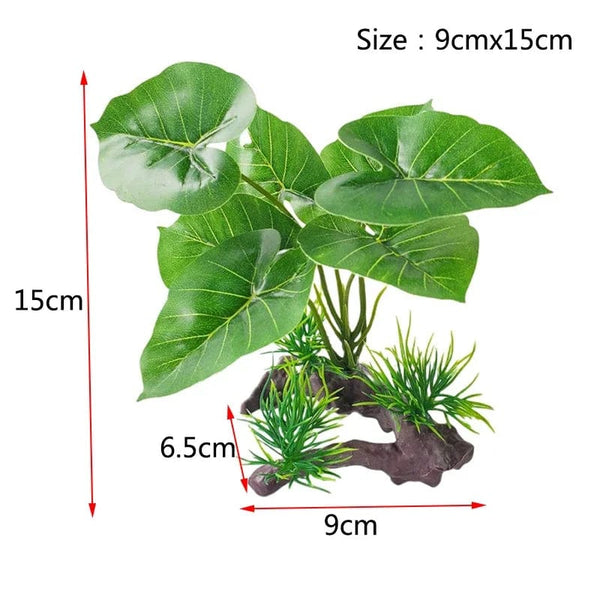 Planet Gates 14cmx12cm 05 / as picture Artificial Underwater Grass Aquarium Fish Tank Simulation Decoration Aquarium Backgrounds Plants Water Grass Accessories Home