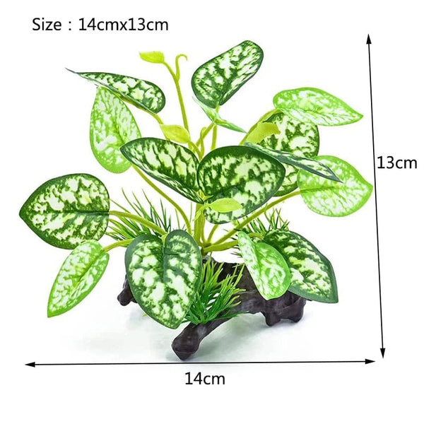 Planet Gates 14cmx12cm 05 / as picture Artificial Underwater Grass Aquarium Fish Tank Simulation Decoration Aquarium Backgrounds Plants Water Grass Accessories Home