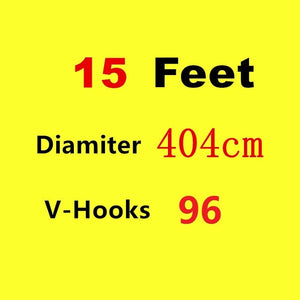 Planet Gates 14ft 96 Trampoline Mat 6FT/8FT/10FT/12FT/13FT/14FT/15FT/16FT For Kids Indoor Sport Trampoline Parts Replacement  Outdoor Jumping